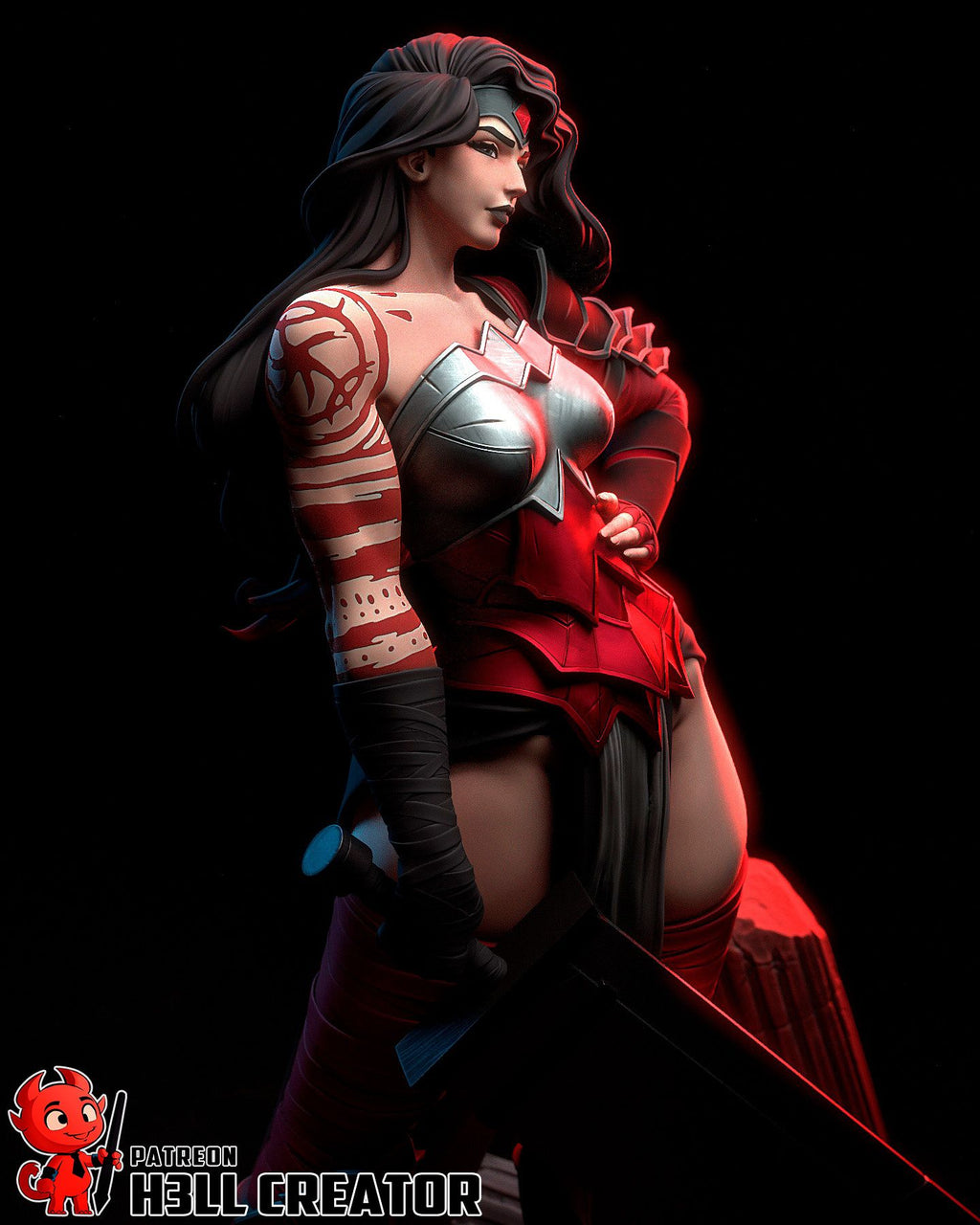 Absolute Wonder Woman - Highly Detailed Statue - Fanart