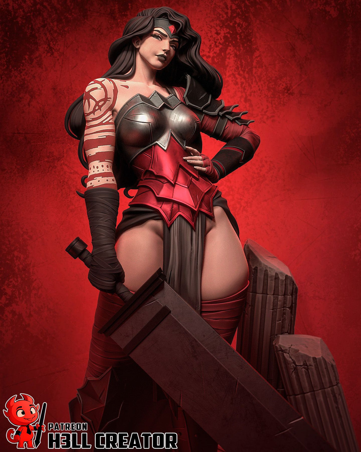 Absolute Wonder Woman - Highly Detailed Statue - Fanart