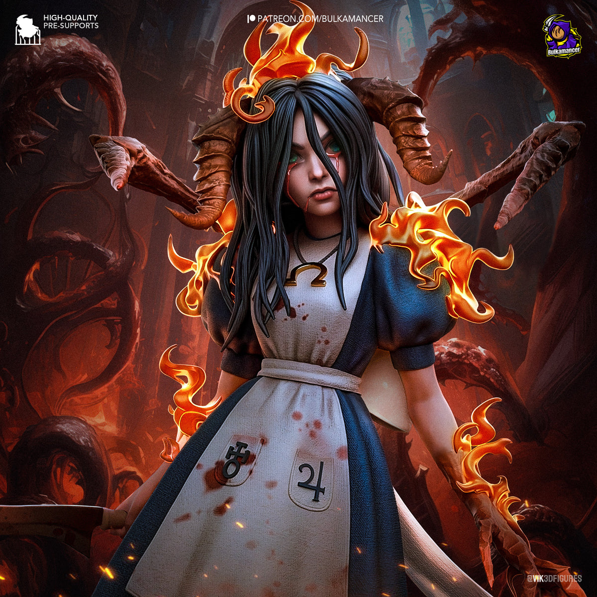 Alice - Highly Detailed Statue - Fanart