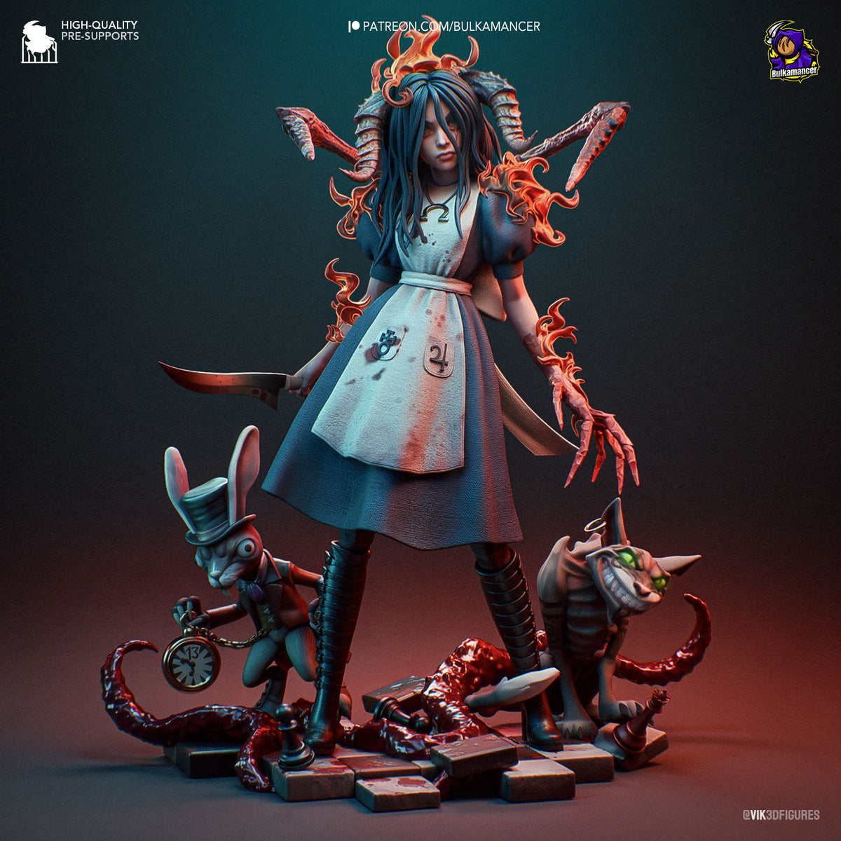 Alice - Highly Detailed Statue - Fanart