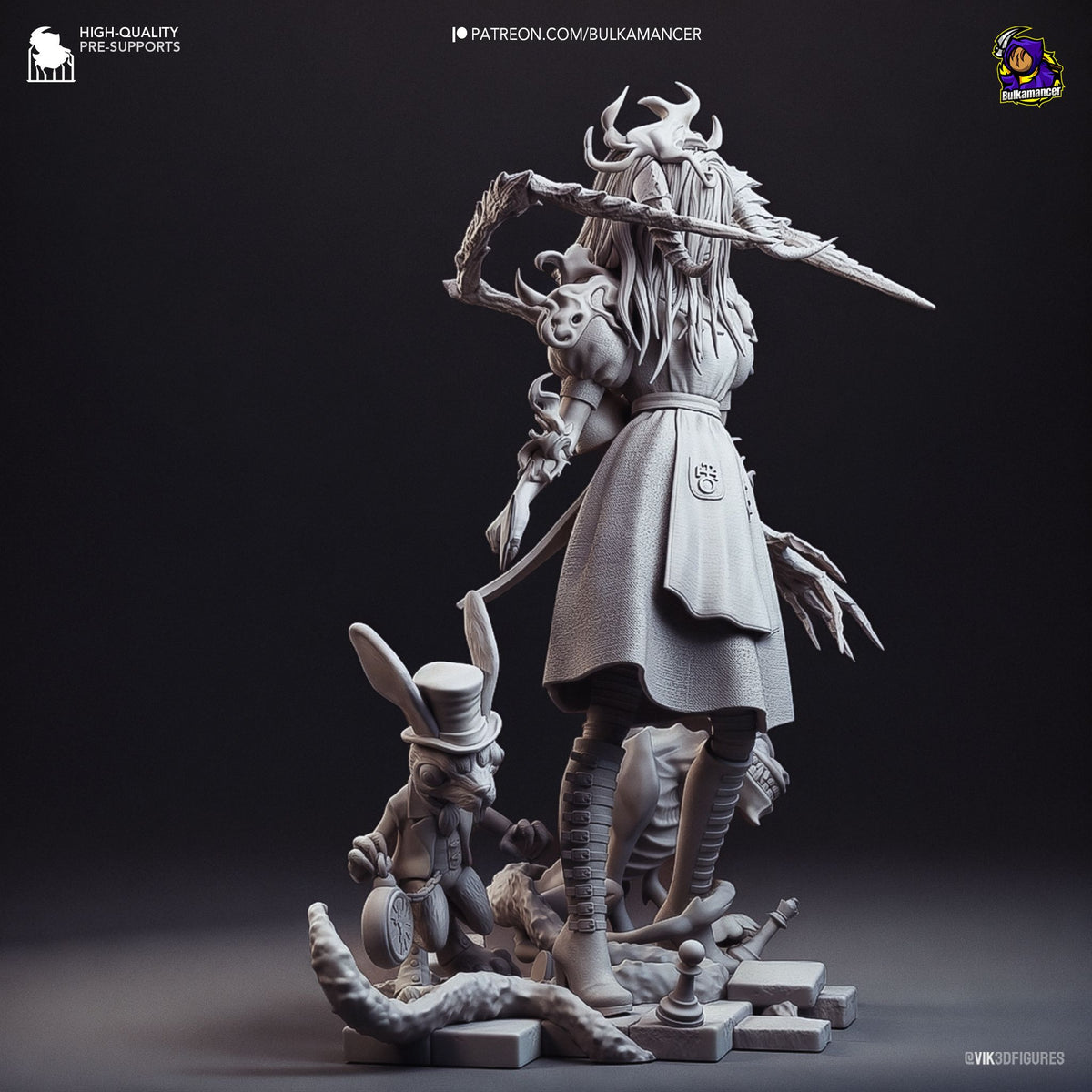Alice - Highly Detailed Statue - Fanart