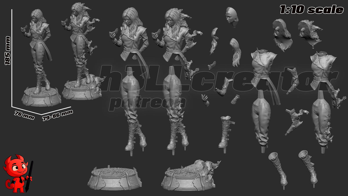 Alicia - Highly Detailed Statue - Fanart