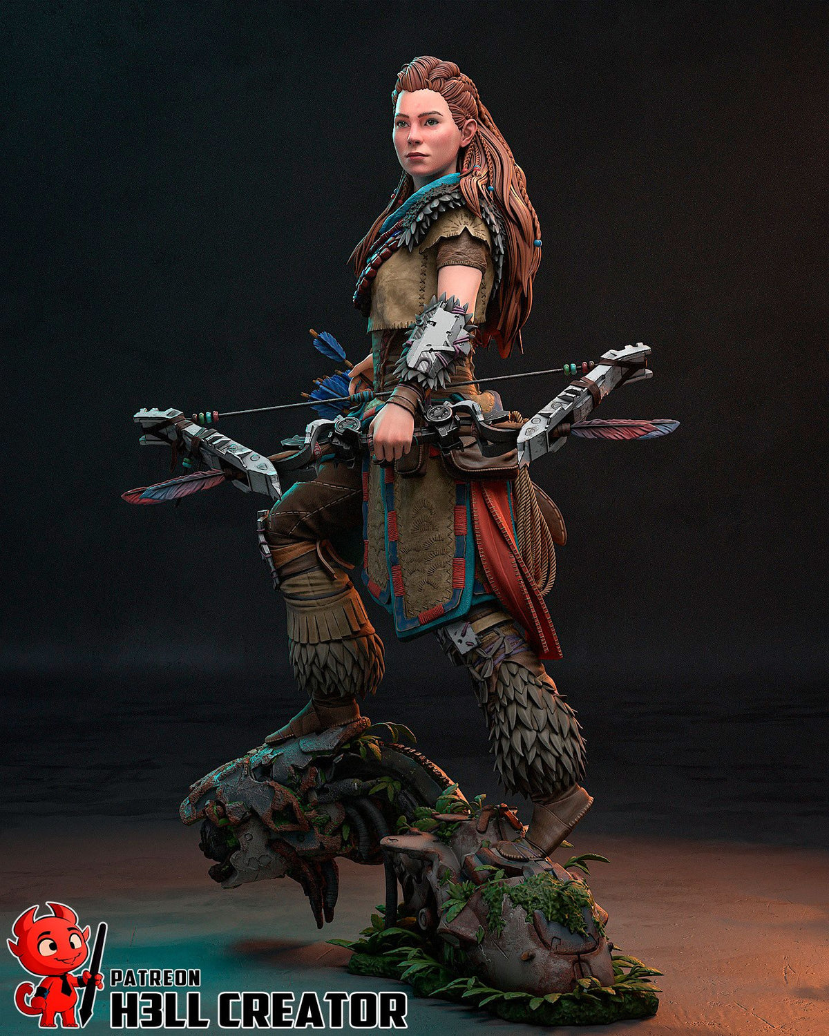 Aloy - Highly Detailed Statue - Fanart