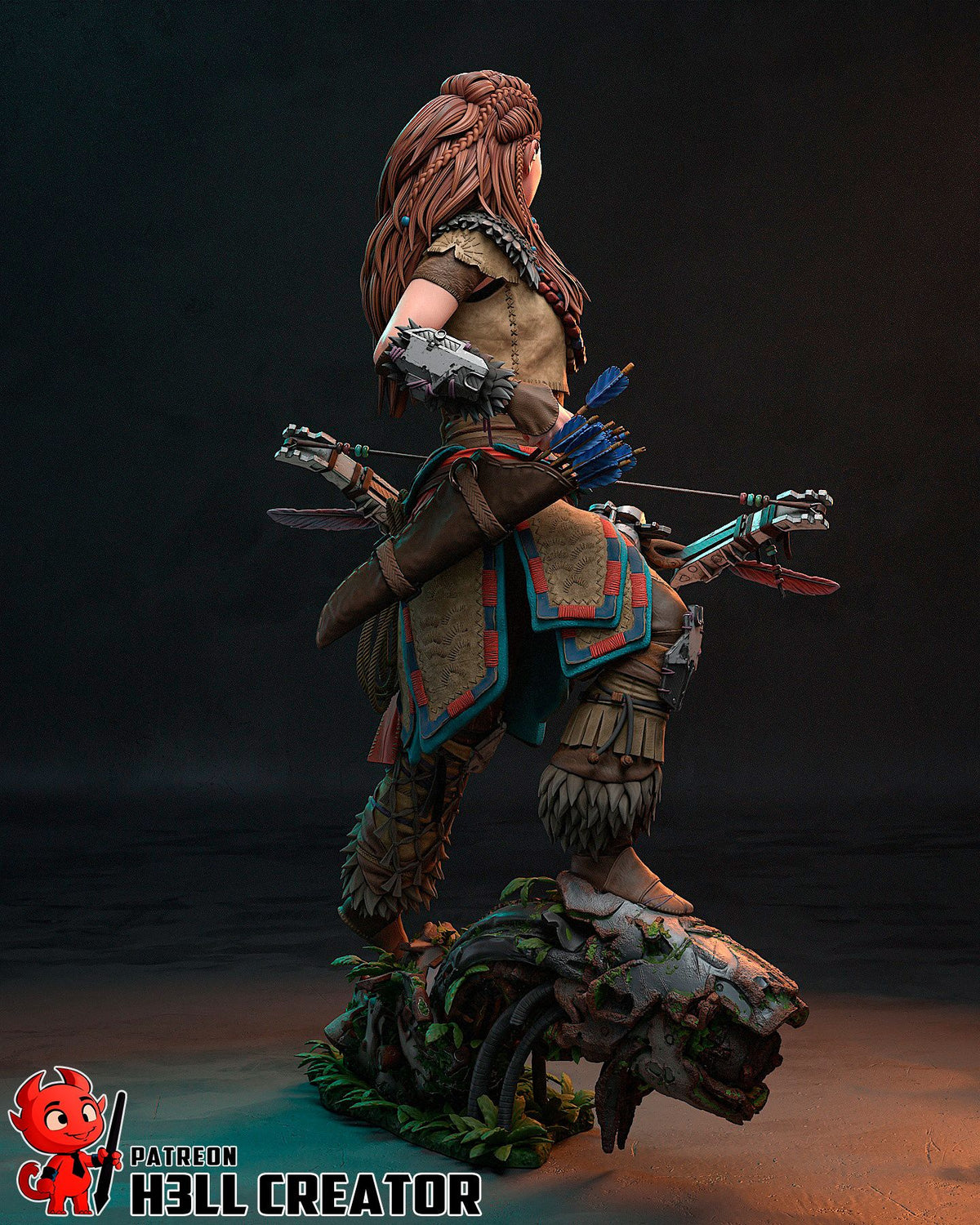 Aloy - Highly Detailed Statue - Fanart