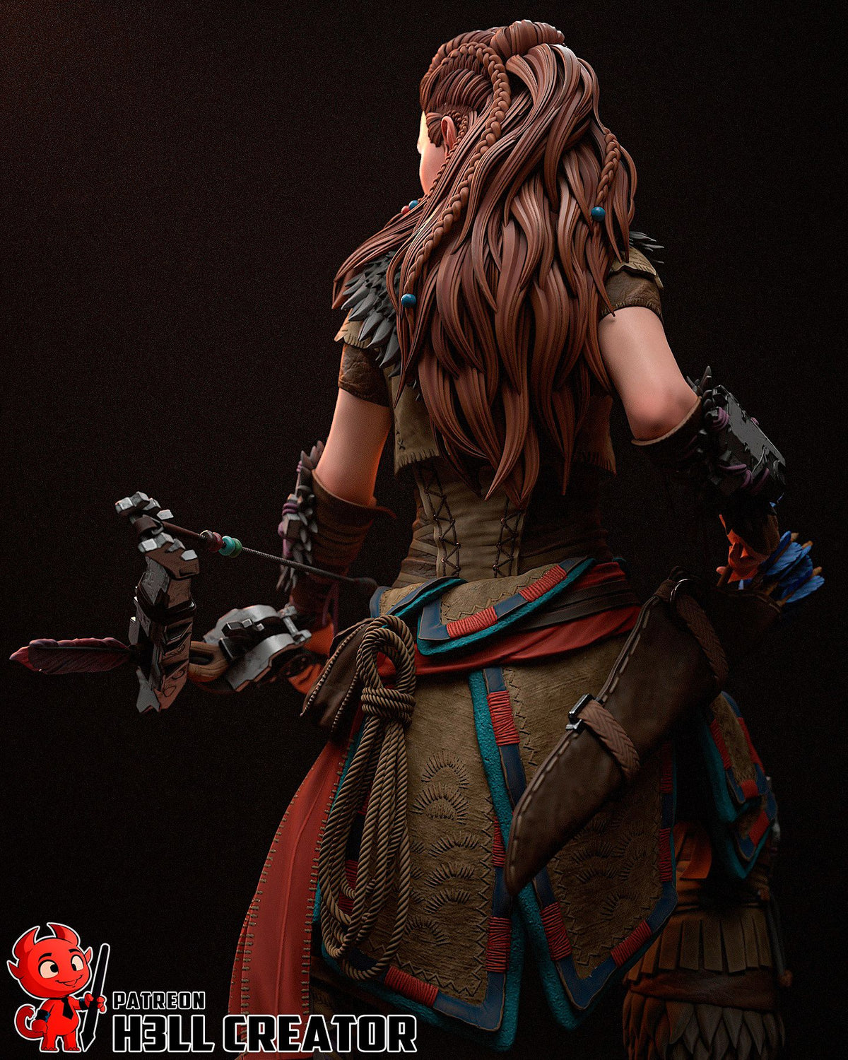Aloy - Highly Detailed Statue - Fanart
