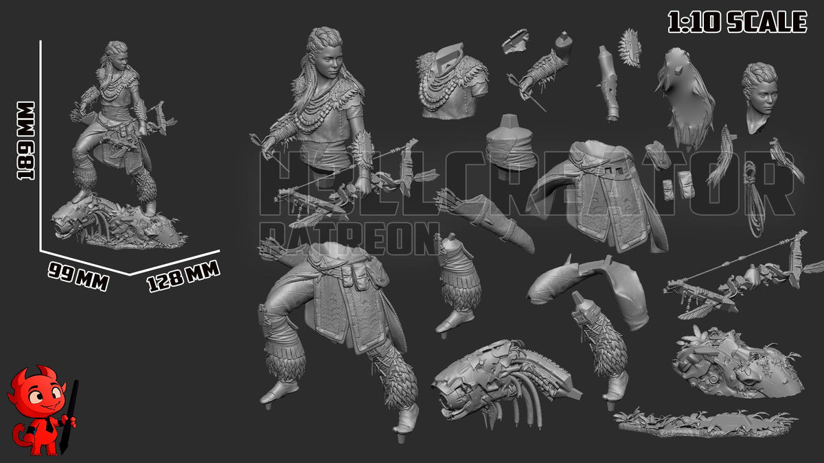 Aloy - Highly Detailed Statue - Fanart