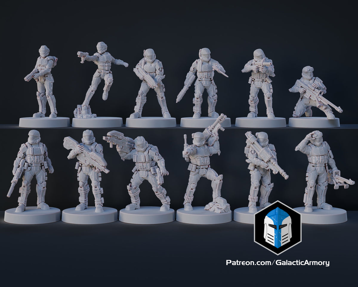 Alpha-9 ODST Pack - Miniature