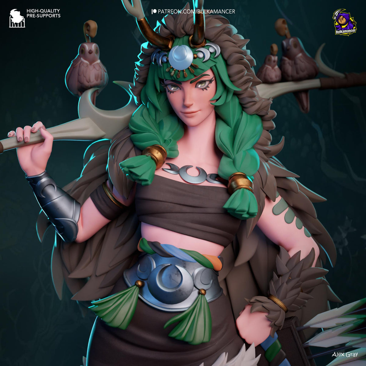 Artemis - Highly Detailed Statue - Fanart