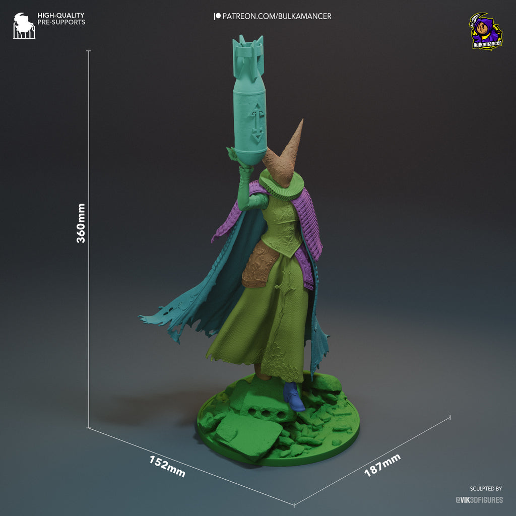 Artillery Witch - Highly Detailed Statue - Fanart