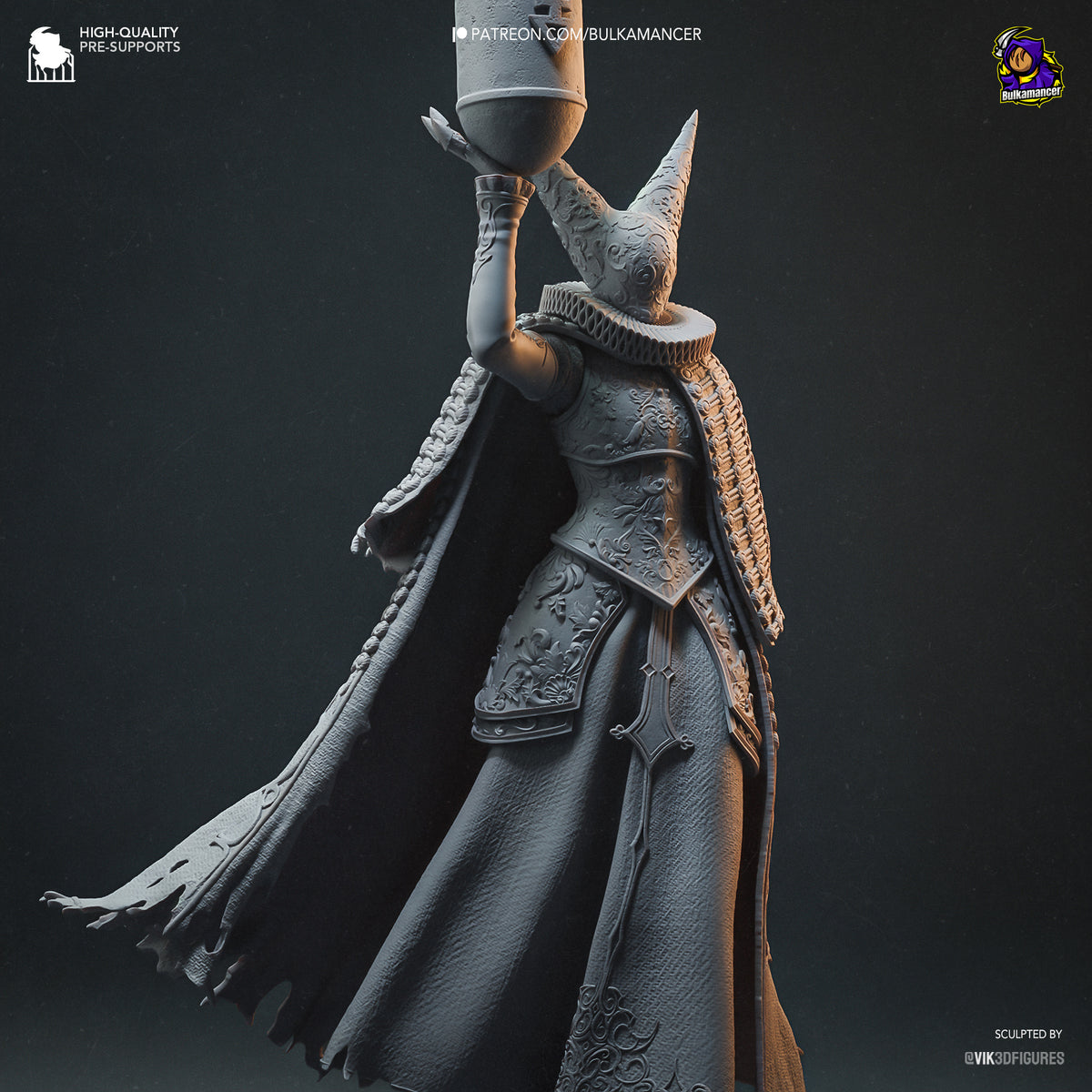 Artillery Witch - Highly Detailed Statue - Fanart