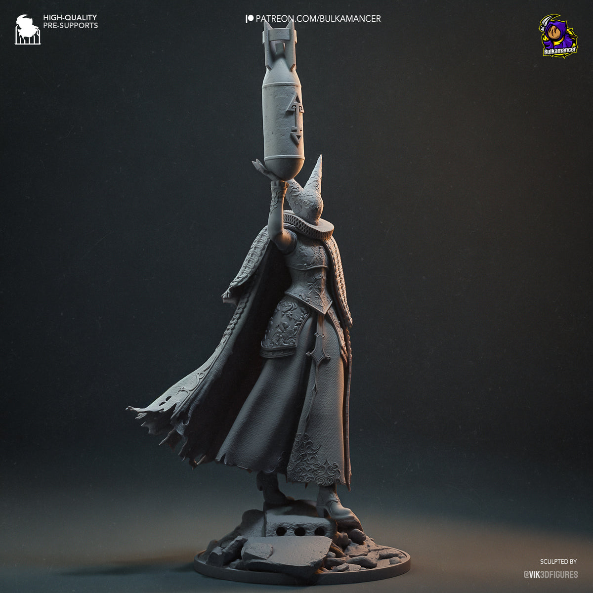 Artillery Witch - Highly Detailed Statue - Fanart