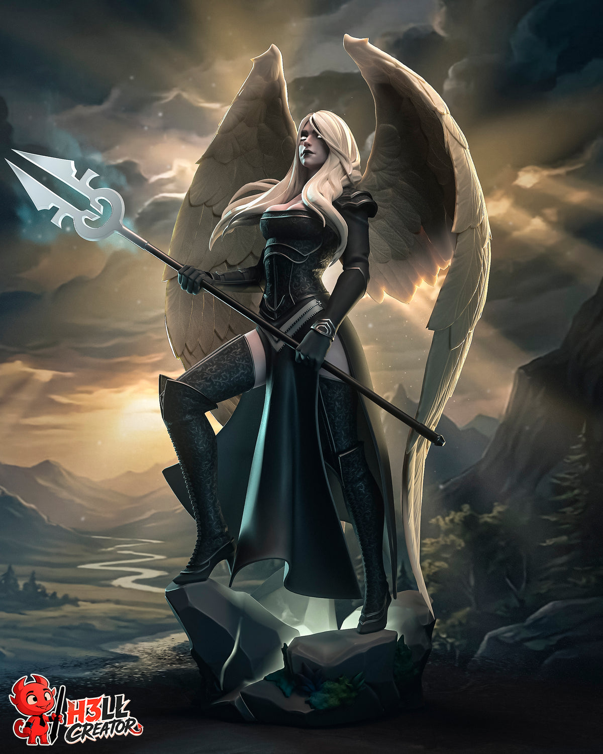 Avacyn - Highly Detailed Statue - Fanart