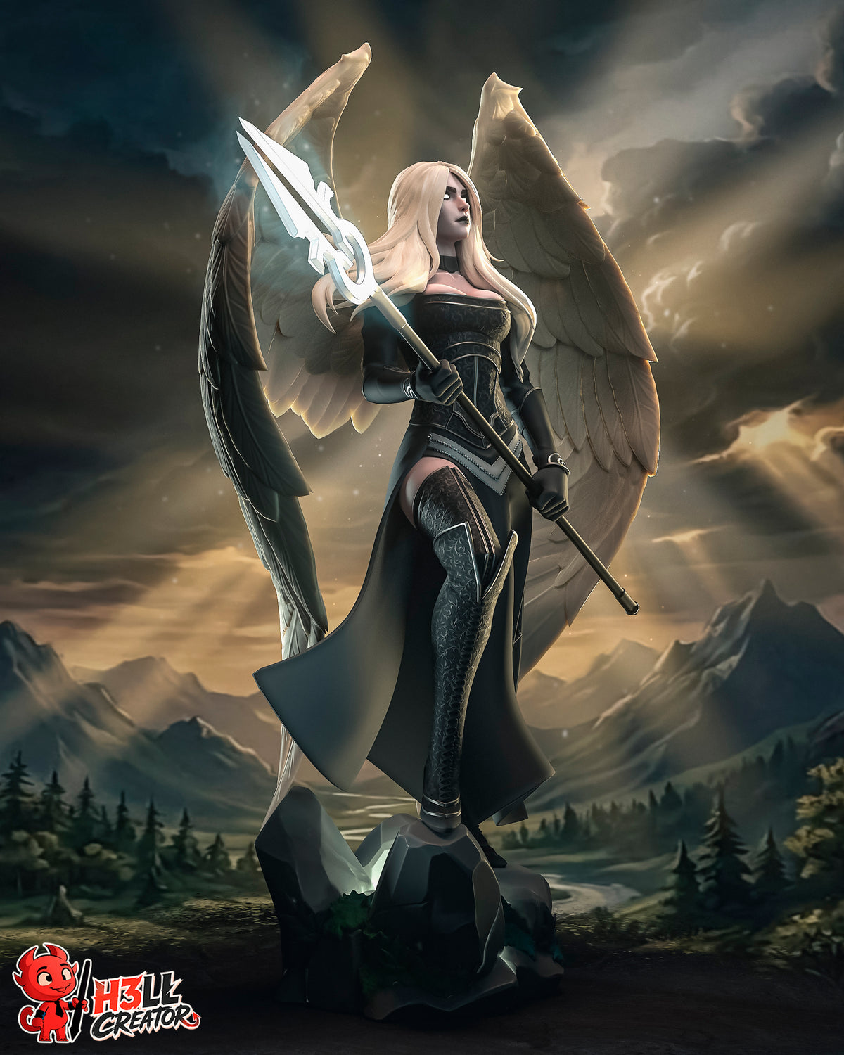 Avacyn - Highly Detailed Statue - Fanart