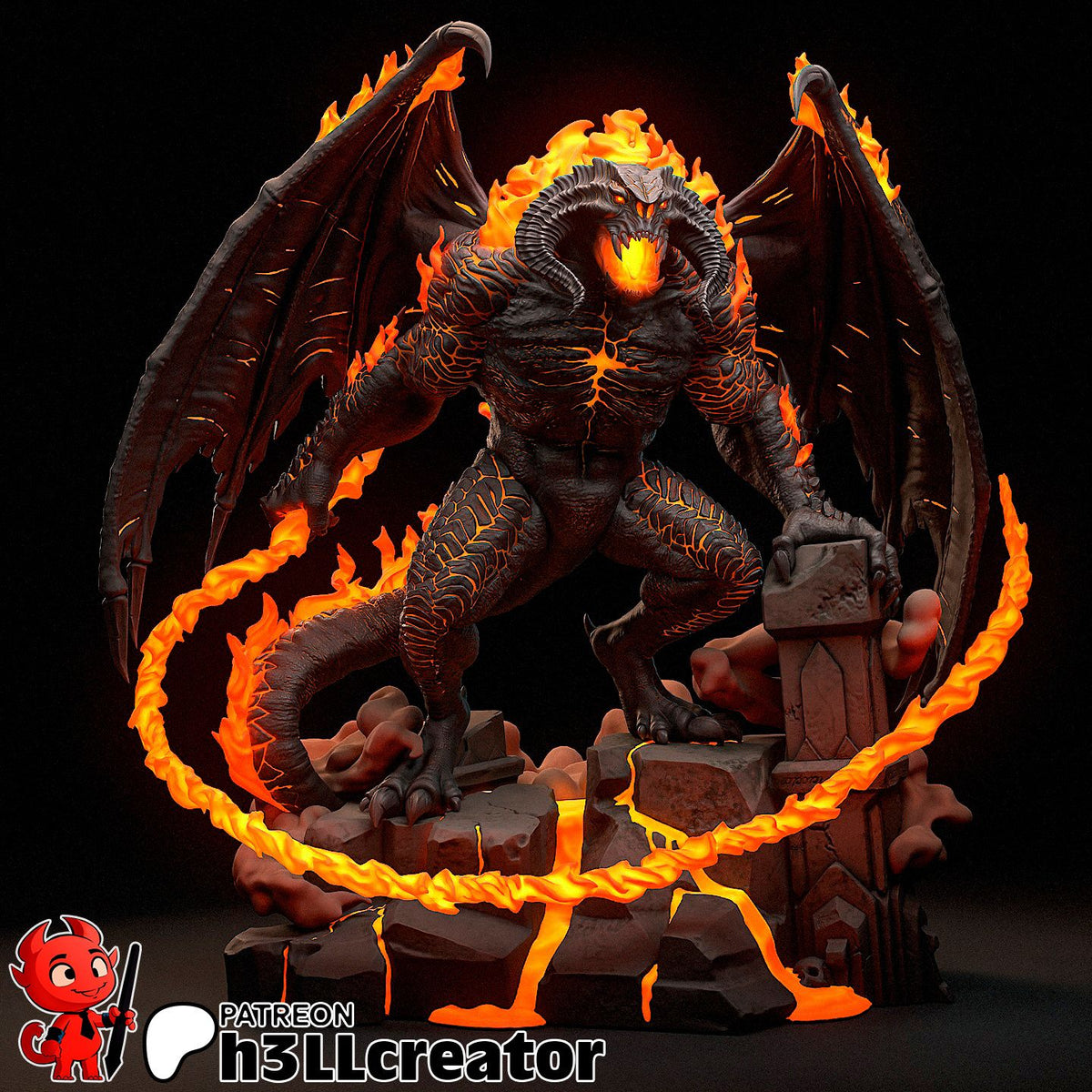 Balrog - Highly Detailed Statue - Fanart