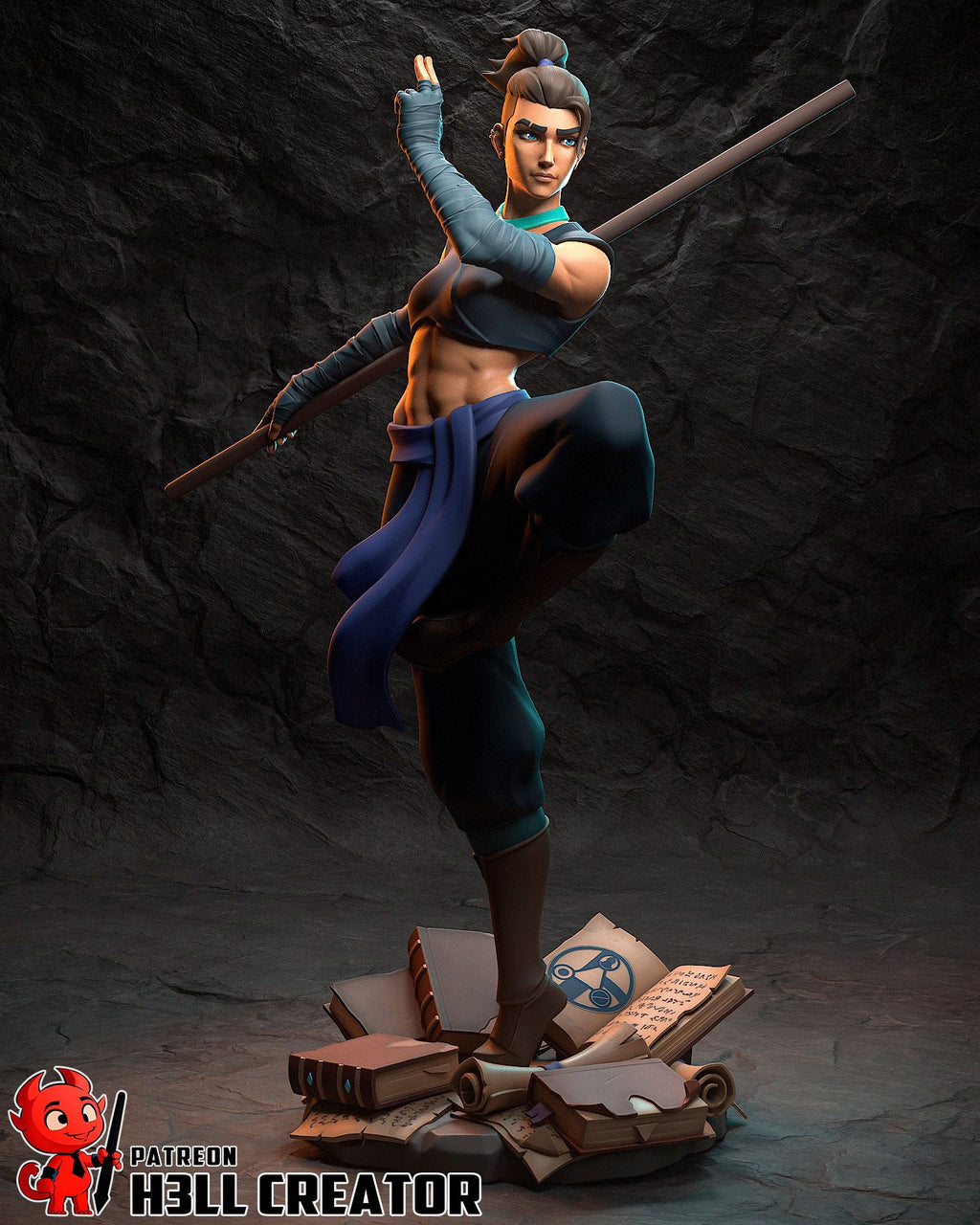 Beauregard - Highly Detailed Statue - Fanart