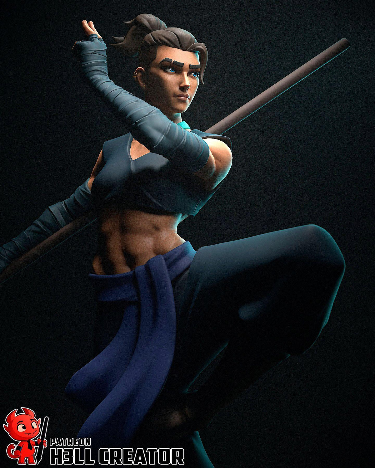 Beauregard - Highly Detailed Statue - Fanart