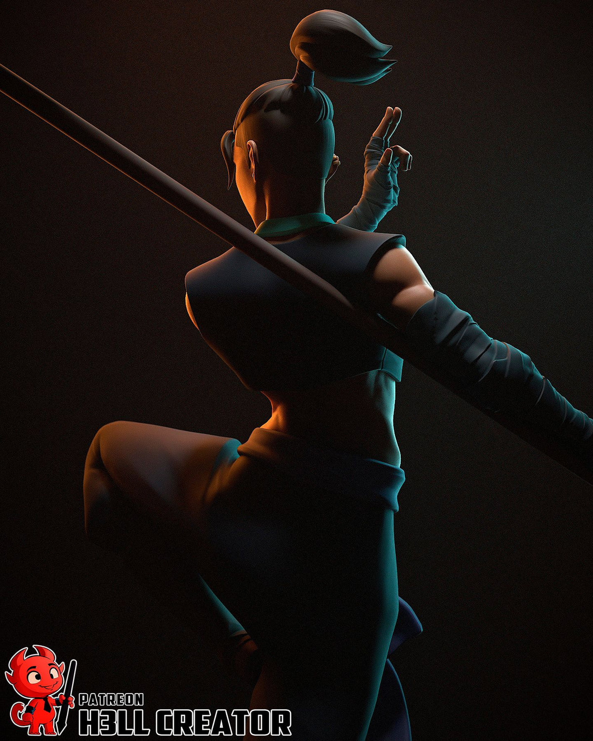 Beauregard - Highly Detailed Statue - Fanart