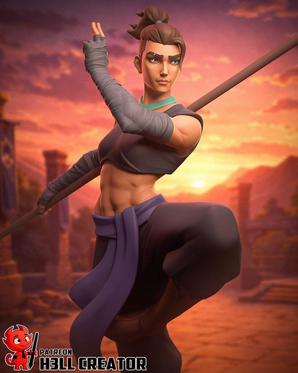 Beauregard - Highly Detailed Statue - Fanart