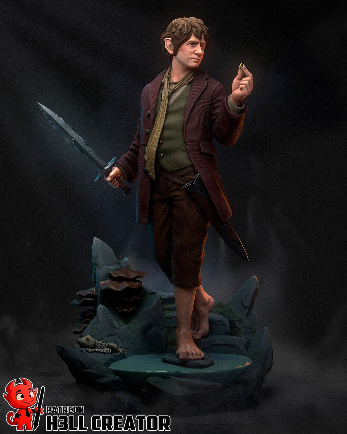 Bilbo - Highly Detailed Statue - Fanart