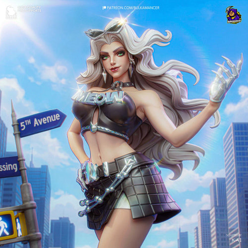 Black Cat - Highly Detailed Statue - Fanart