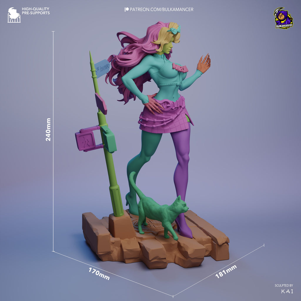 Black Cat - Highly Detailed Statue - Fanart