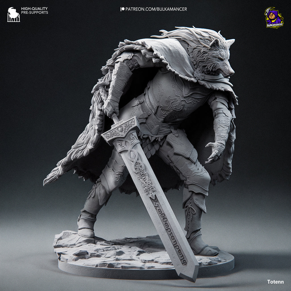 Blaidd - Highly Detailed Statue - Fanart