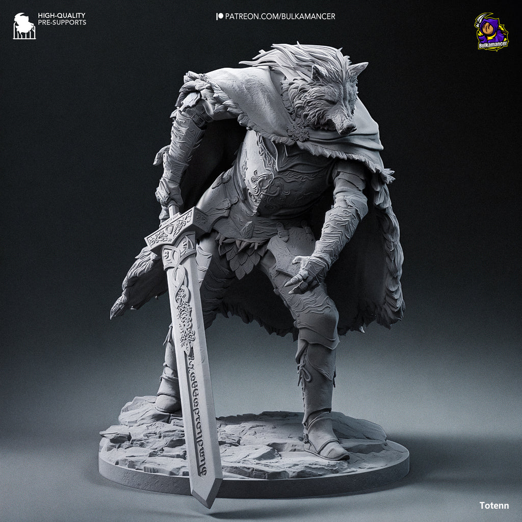 Blaidd - Highly Detailed Statue - Fanart