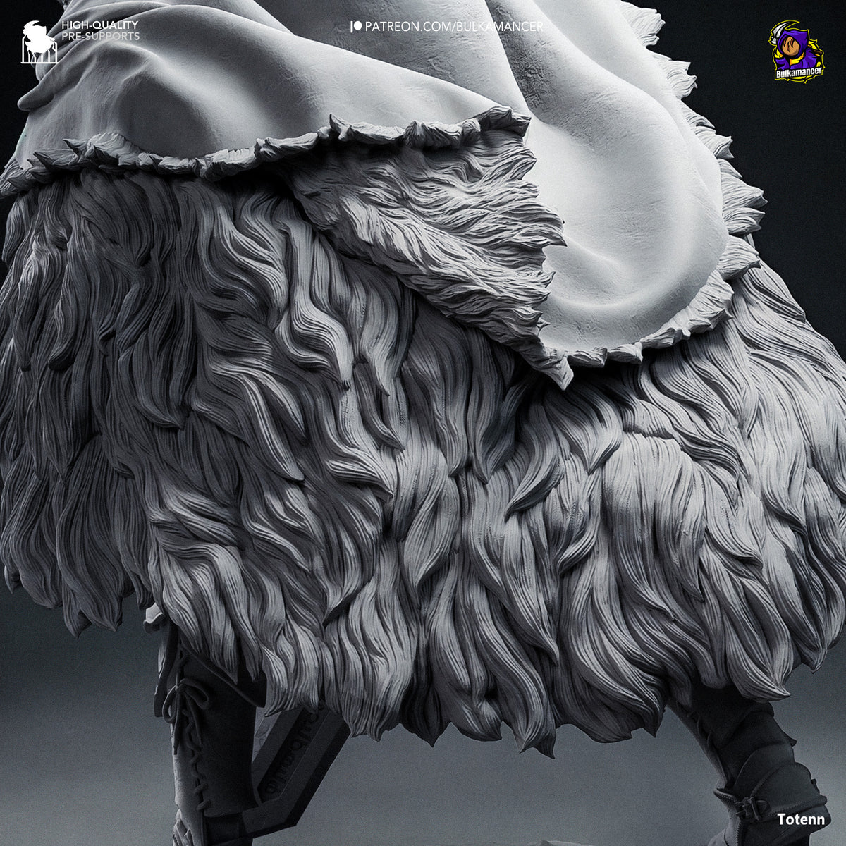 Blaidd - Highly Detailed Statue - Fanart