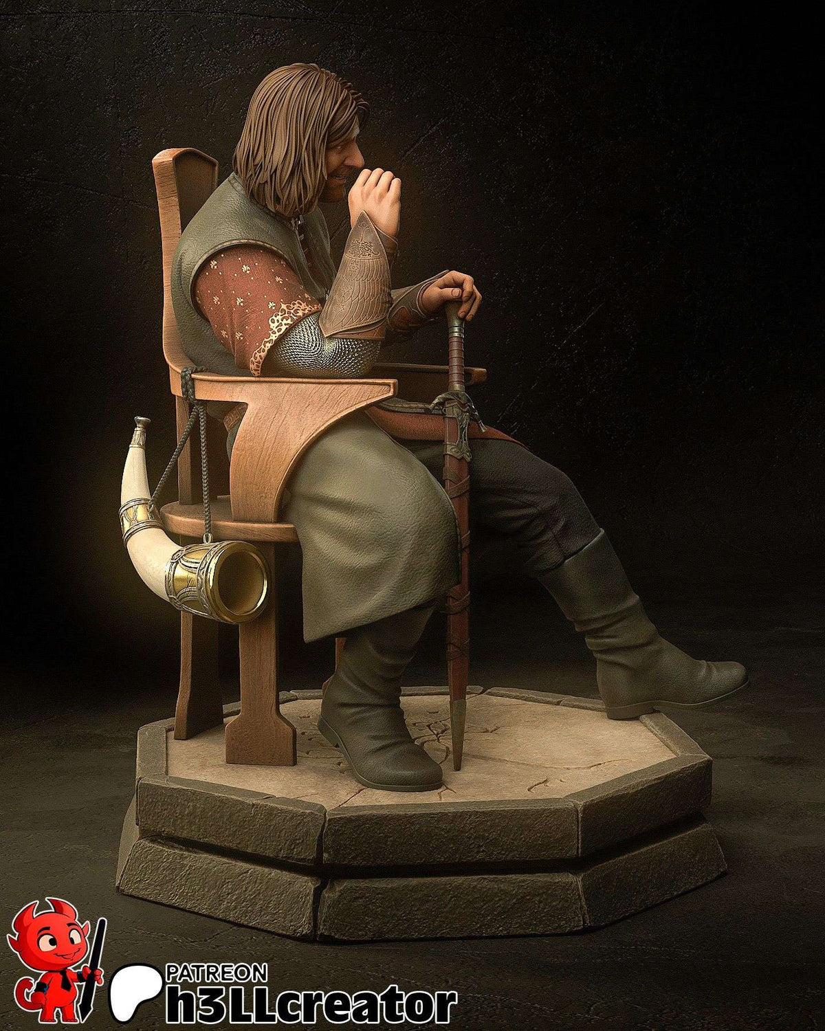 Boromir - Highly Detailed Statue - Fanart