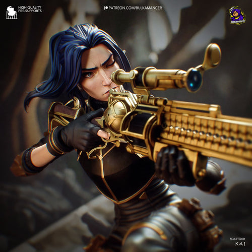 Caitlyn - Highly Detailed Statue - Fanart