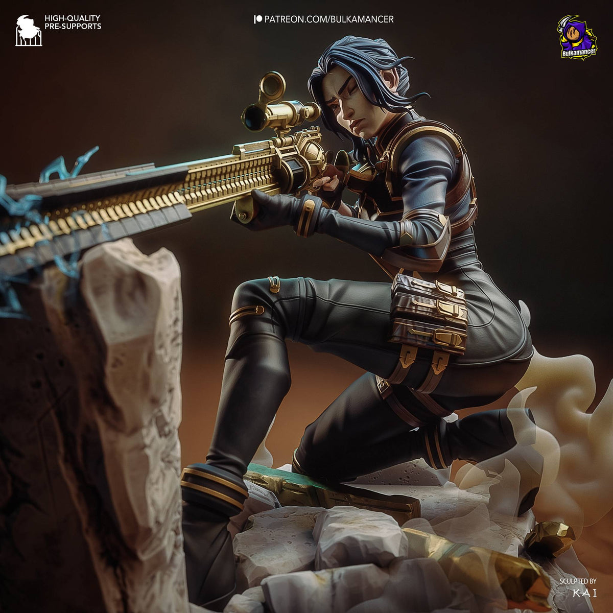 Caitlyn - Highly Detailed Statue - Fanart