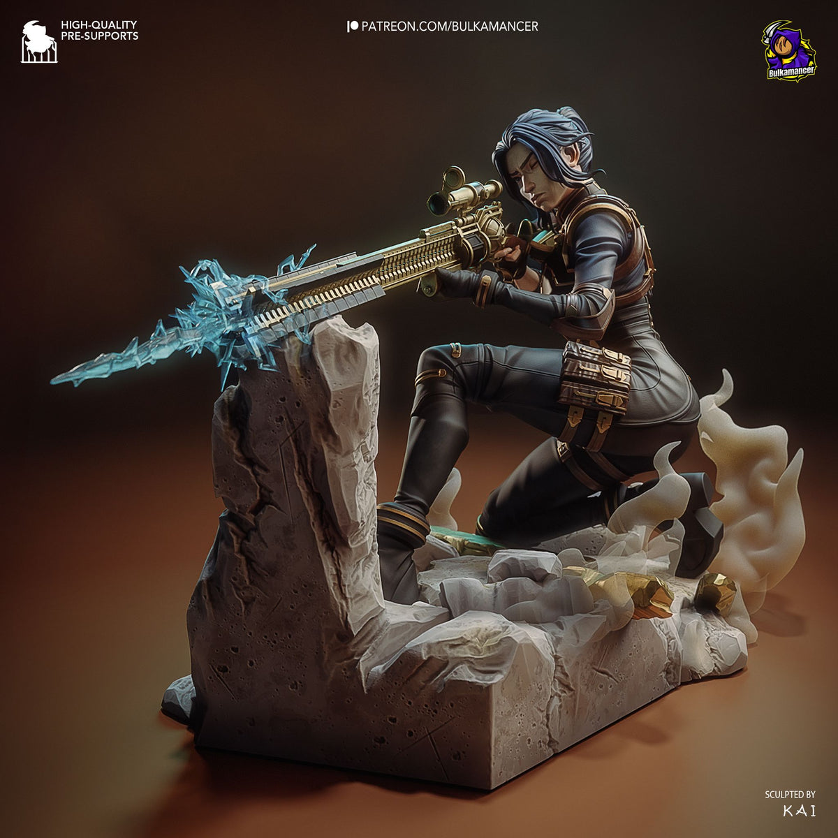 Caitlyn - Highly Detailed Statue - Fanart