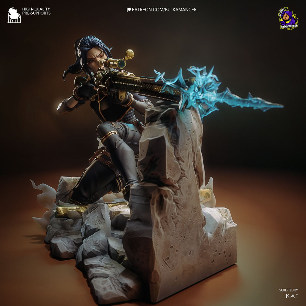 Caitlyn - Highly Detailed Statue - Fanart