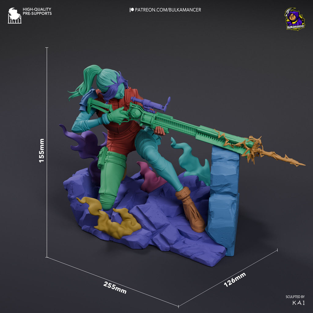 Caitlyn - Highly Detailed Statue - Fanart