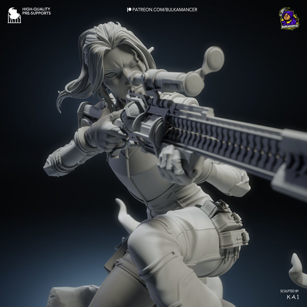 Caitlyn - Highly Detailed Statue - Fanart