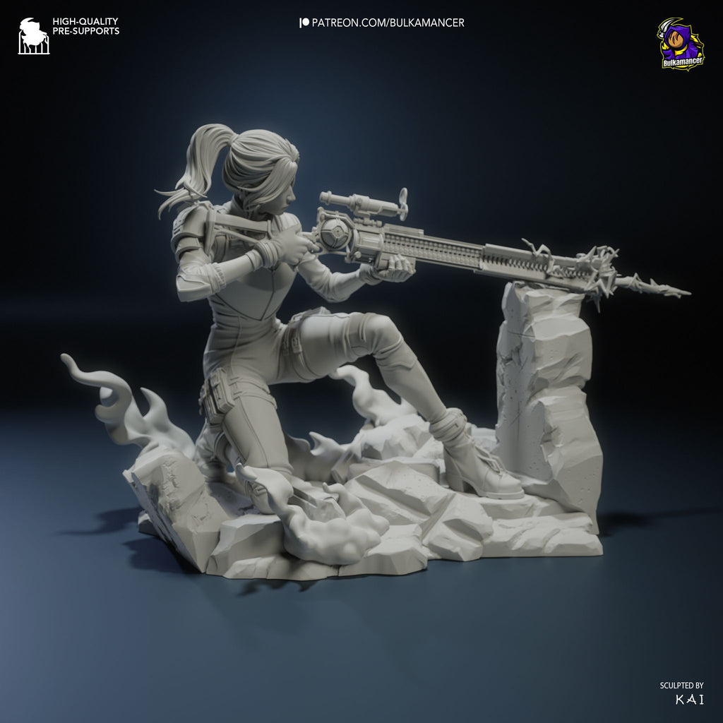 Caitlyn - Highly Detailed Statue - Fanart