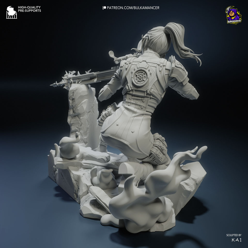 Caitlyn - Highly Detailed Statue - Fanart