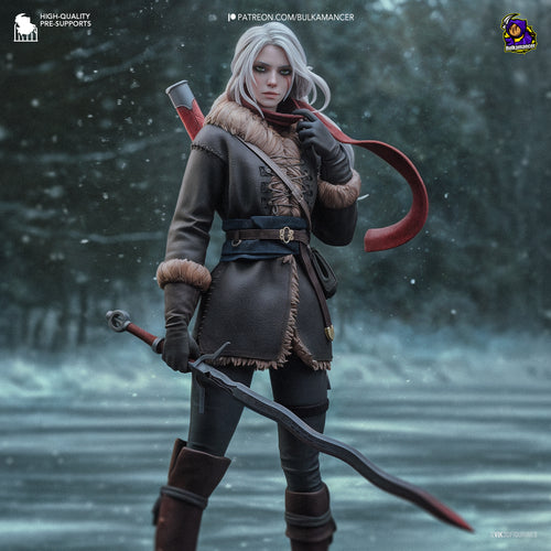 Ciri - Highly Detailed Statue - Fanart
