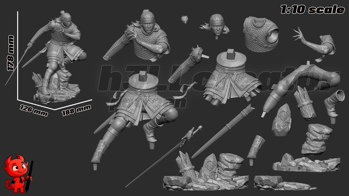 Coen - Highly Detailed Statue - Fanart
