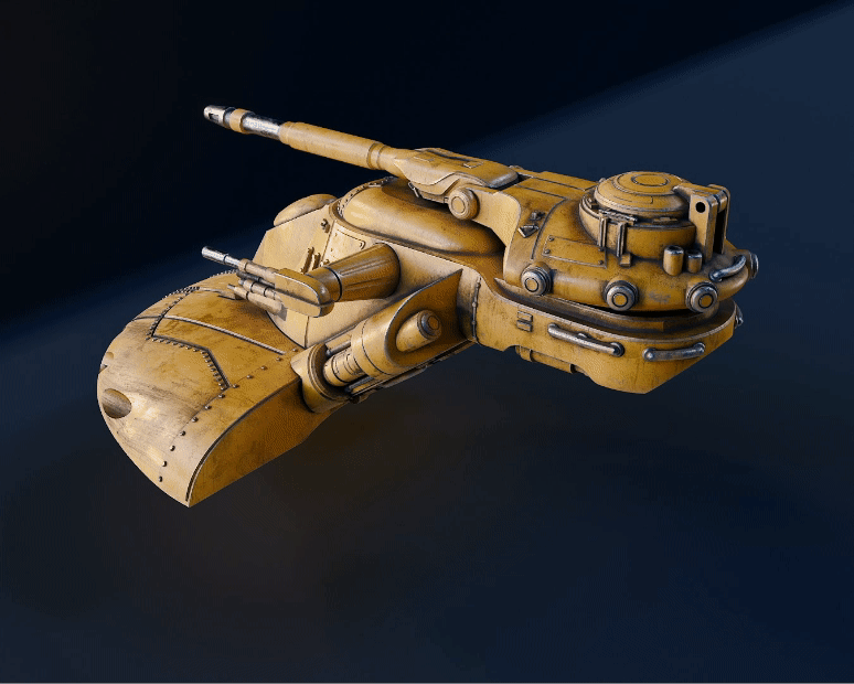 1-48 Scale AAT Tank - Miniature