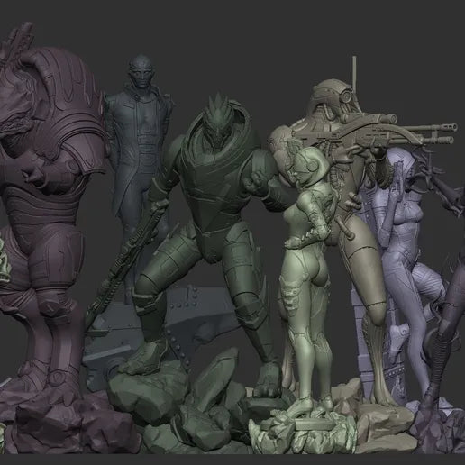 Samara - Highly Detailed Statue - Fanart