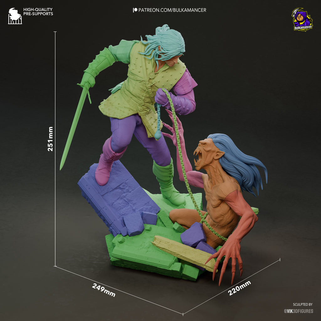 Geralt - Highly Detailed Statue - Fanart