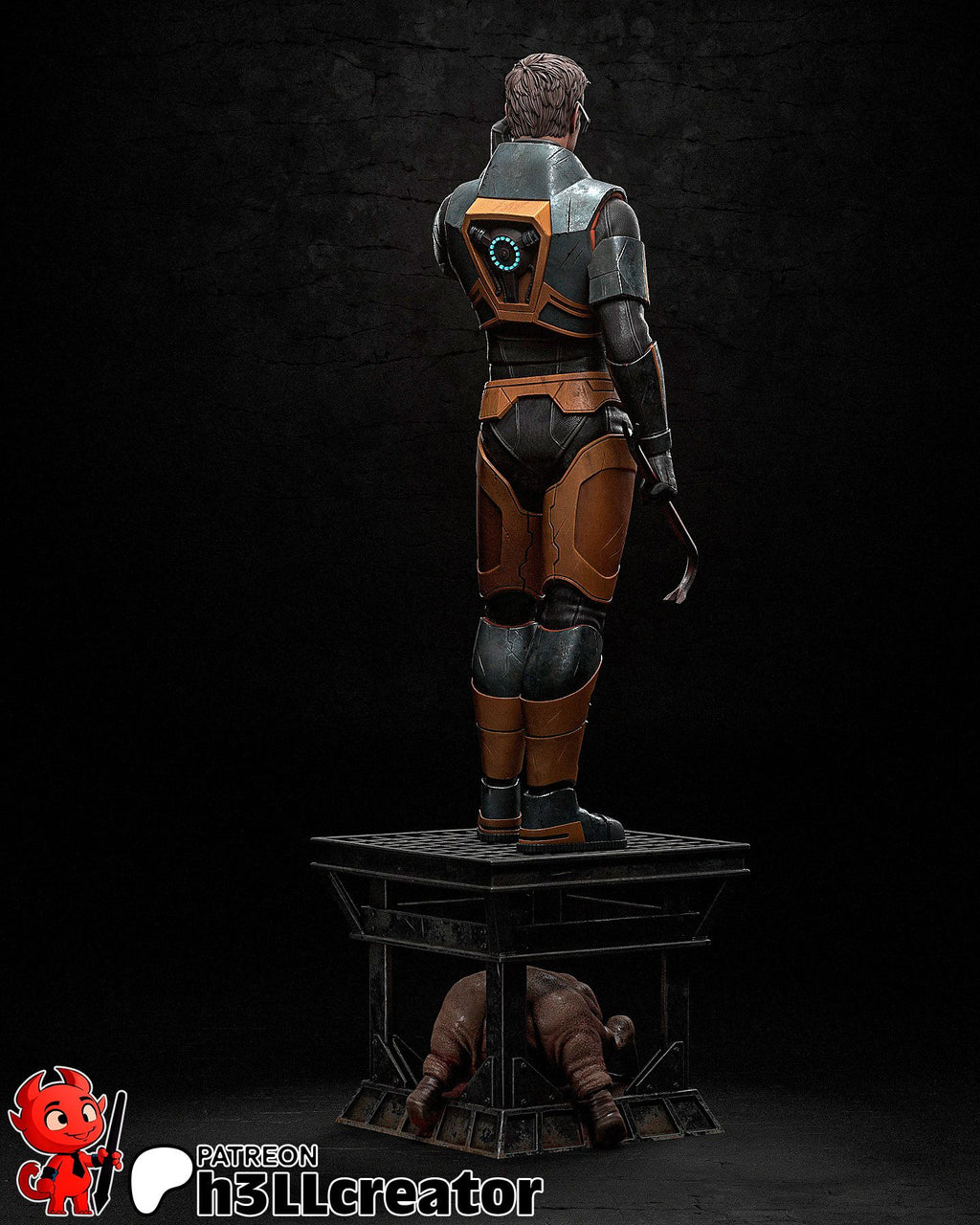Gordon - Highly Detailed Statue - Fanart