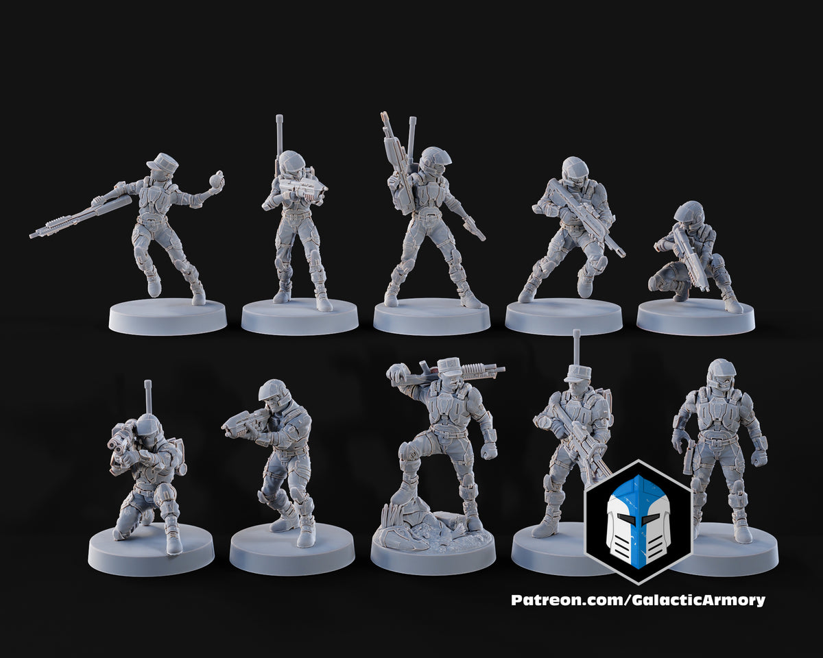 Halo UNSC Marines Pack - Miniature