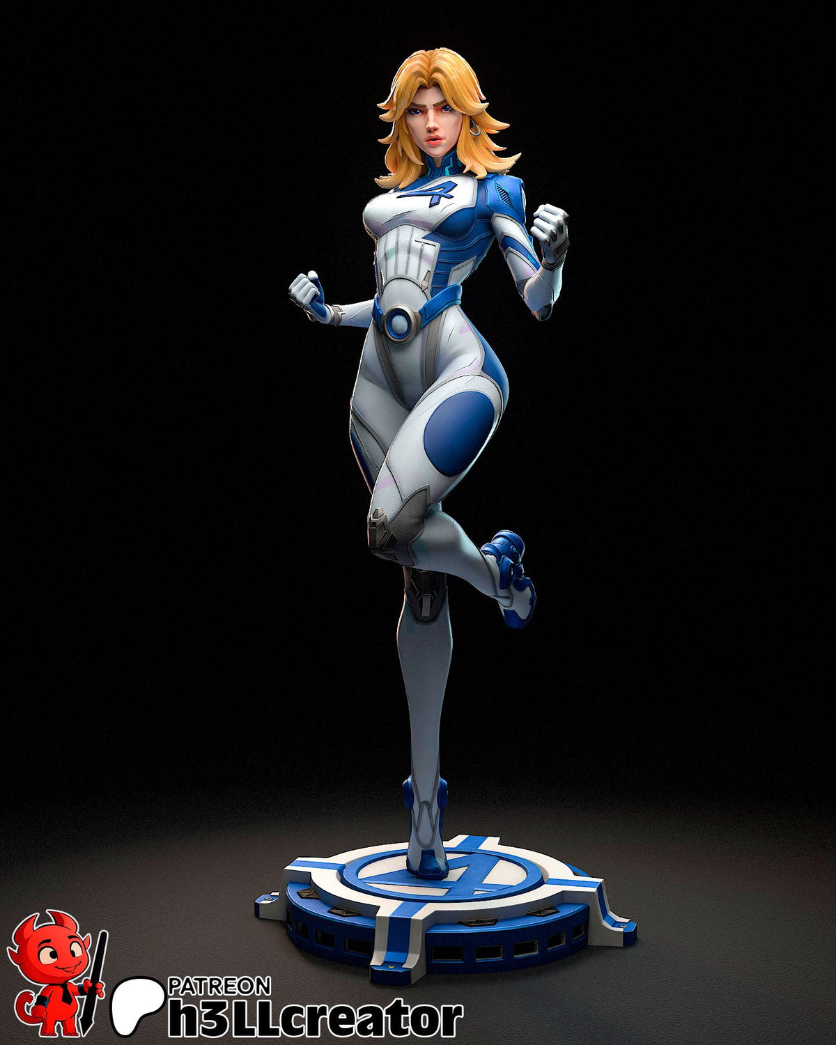 Invisible Woman - Highly Detailed Statue - Fanart