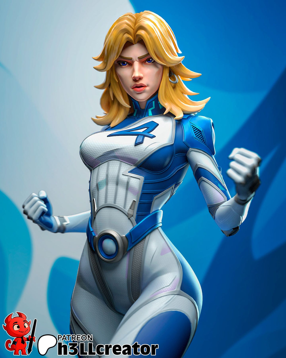 Invisible Woman - Highly Detailed Statue - Fanart
