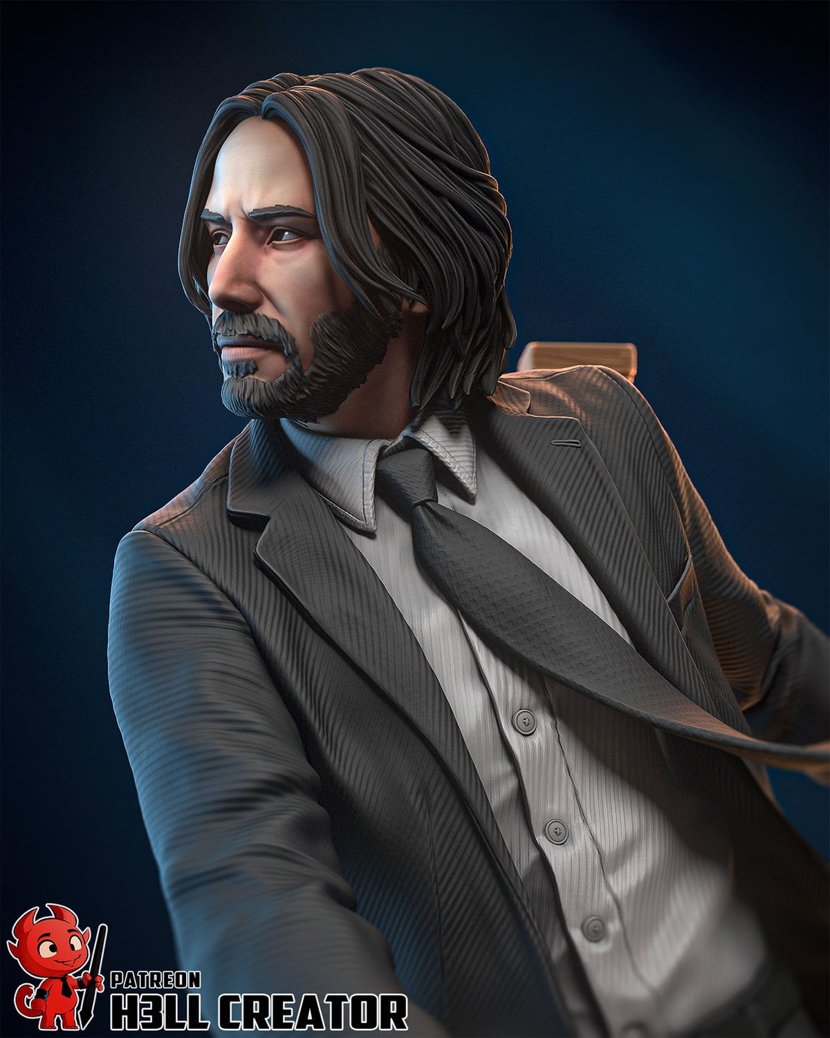 John Wick - Highly Detailed Statue - Fanart