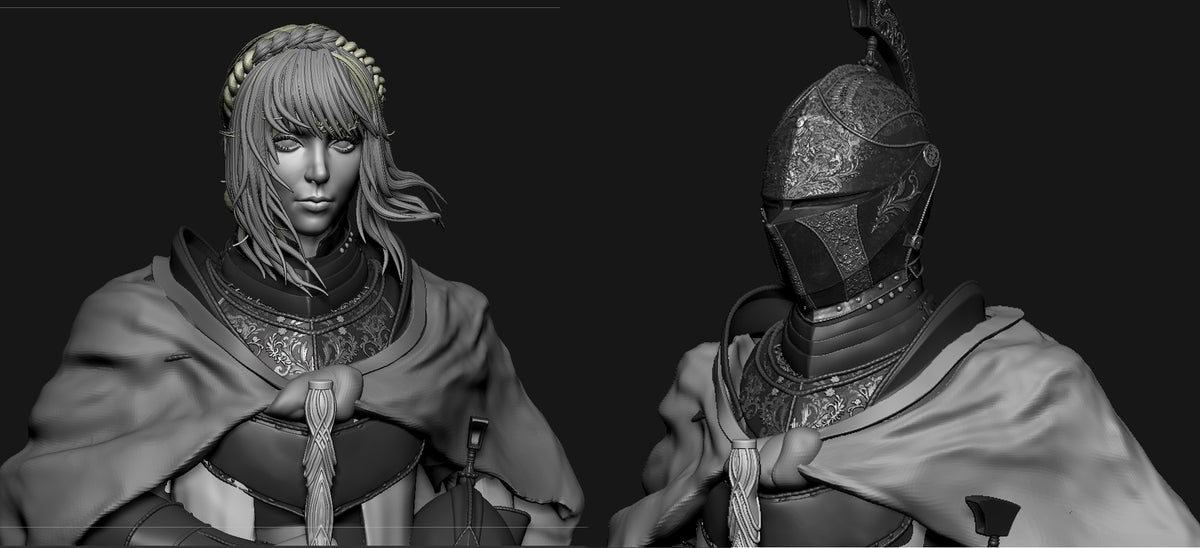Leda - Highly Detailed Statue - Fanart