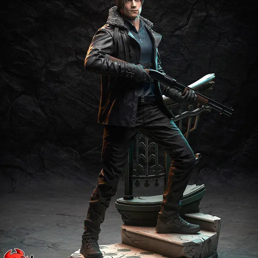 Leon Resident Evil - Highly Detailed Statue - Fanart