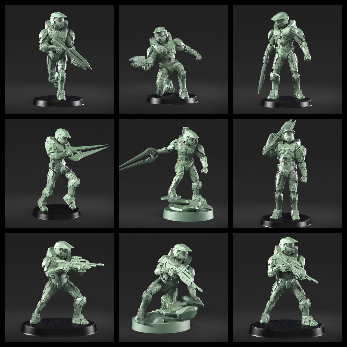 Halo 3 Master Chief Pack - Miniature